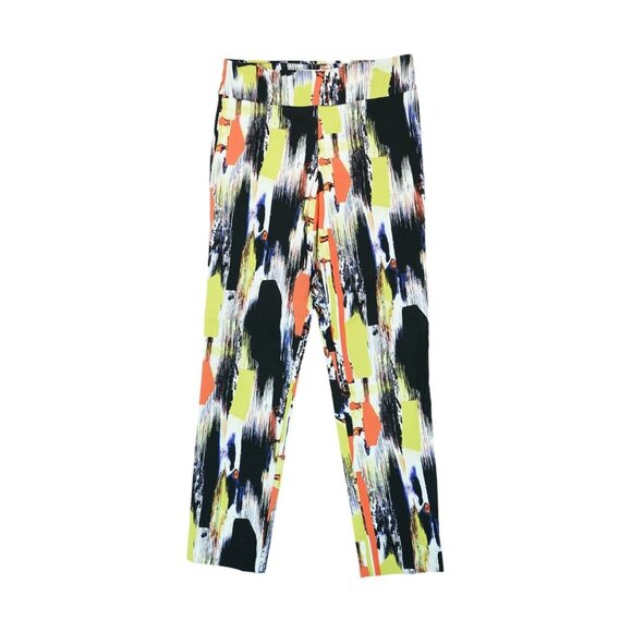 Patchington Womens Pull On Skinny Pants Multicolor Block Artist‎ Tummy Panel - Picture 1 of 4